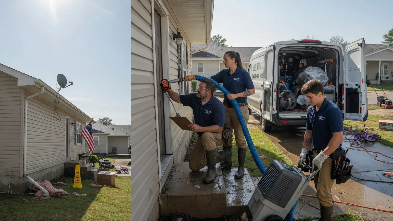 Ceiling Water Damage Restoration in Westerville, NE near me
